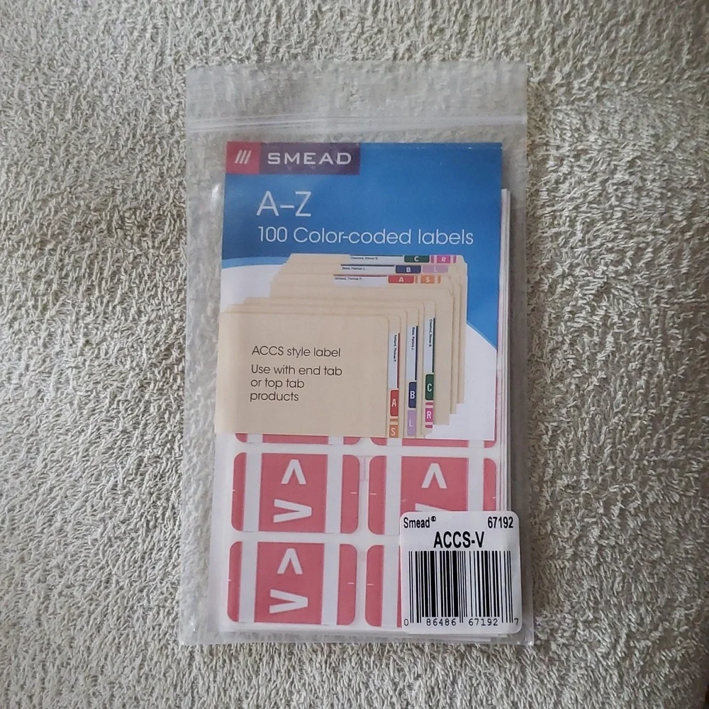 New Smead Color Labels 